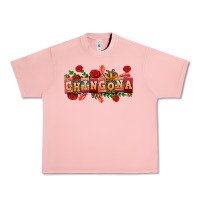 Salmon chingona Urban Heavy Tee - AdoDesignShop