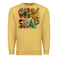 Antique Gold Oh snap Christmas Premium Sweatshirt - NancyCooperArtShop