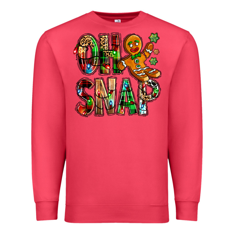 Oh Snap Christmas Premium Sweatshirt by NancyCooperArtShop | Teevron