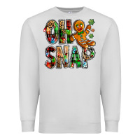 Dove Grey Oh snap Christmas Premium Sweatshirt - NancyCooperArtShop
