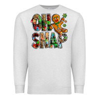 Oatmeal Heather Oh snap Christmas Premium Sweatshirt - NancyCooperArtShop
