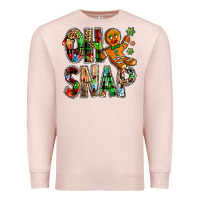 Pale Pink Oh snap Christmas Premium Sweatshirt - NancyCooperArtShop