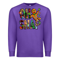 Purple Oh snap Christmas Premium Sweatshirt - NancyCooperArtShop