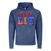 Vintage Denim Let's get lit 4th of July Vintage Hoodie - Neo Western