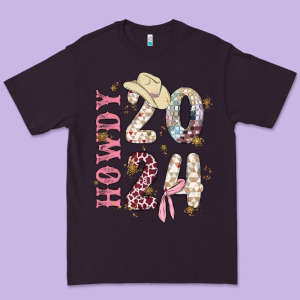 Howdy 2024 Premium Tee Designed By Maliassmallbusiness