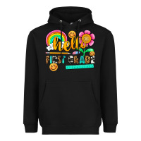 Black hello first grade Heavyweight Hoodie - NancyCooperArtShop