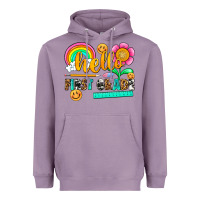 Lavender hello first grade Heavyweight Hoodie - NancyCooperArtShop