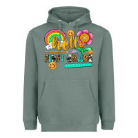 Sage hello first grade Heavyweight Hoodie - NancyCooperArtShop