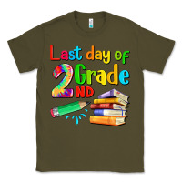 Army Green last day of second grade Classic Tee - Artiststas