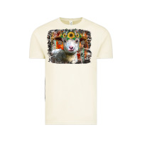 Vintage Arctic sunflower sheep Vintage Tee - RacoonDesign