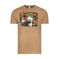 Vintage Camel sunflower sheep Vintage Tee - RacoonDesign