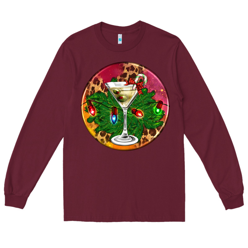 Christmas Martini Long Sleeve Tee by AdoDesignShop | Teevron