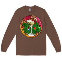 Chestnut Christmas martini Long Sleeve Tee - AdoDesignShop
