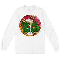 White Christmas martini Long Sleeve Tee - AdoDesignShop