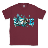 Burgundy love winter Classic Tee - AdoDesignShop