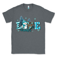 Charcoal Heather love winter Classic Tee - AdoDesignShop