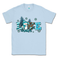 Dusty Blue love winter Classic Tee - AdoDesignShop