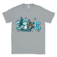 Heather Grey love winter Classic Tee - AdoDesignShop