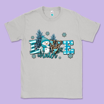 Love Winter Classic Tee Designed By Adodesignshop
