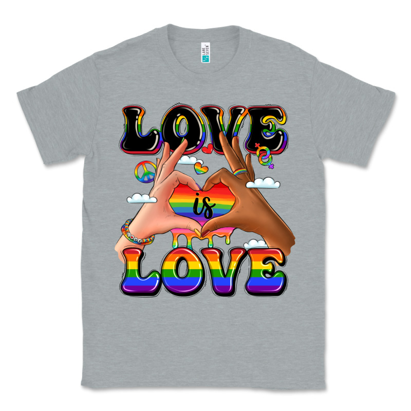 Love Is Love Lgbtq Pride Hands Classic Tee by LillyAllenDesigns | Teevron