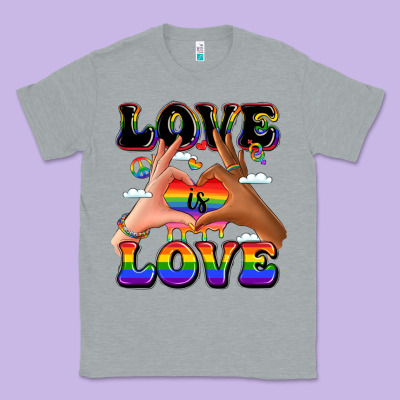 Love Is Love Lgbtq Pride Hands Classic Tee Designed By Lillyallendesigns