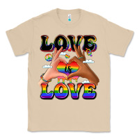 Mushroom love is love lgbtq pride hands Classic Tee - LillyAllenDesigns