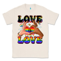 Natural love is love lgbtq pride hands Classic Tee - LillyAllenDesigns