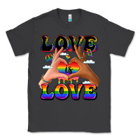 Smoke love is love lgbtq pride hands Classic Tee - LillyAllenDesigns