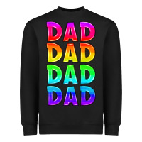 Black lgbtq dad Heavyweight Sweatshirt - HRA Design Shop