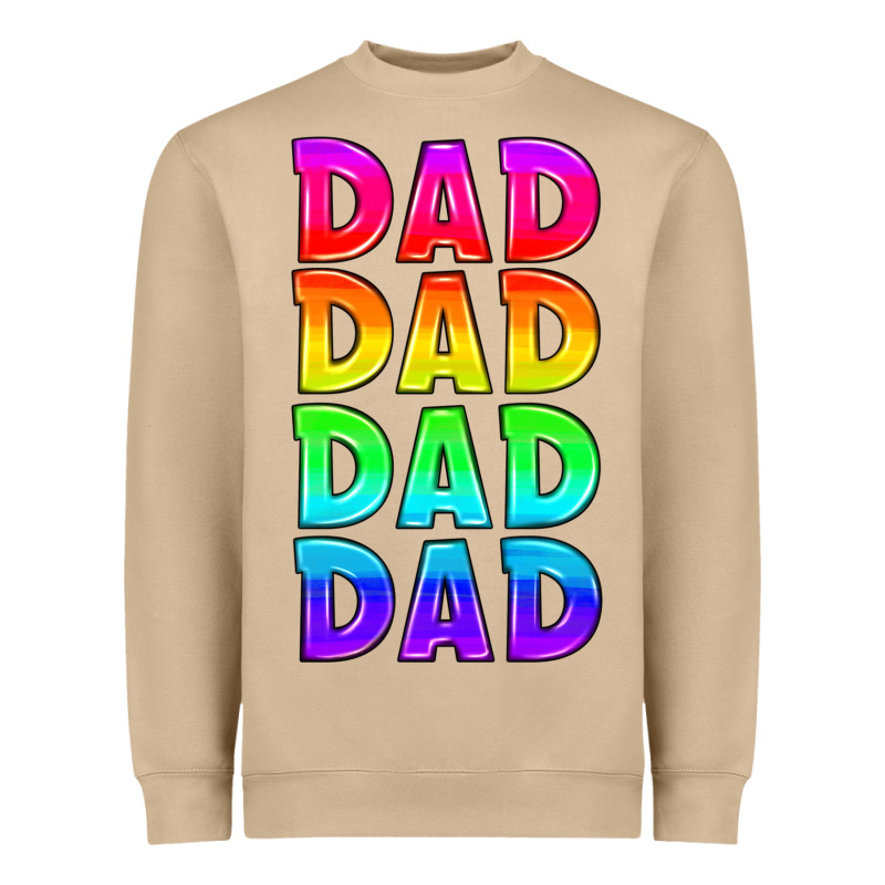 Lgbtq Dad Heavyweight Sweatshirt by HRA Design Shop | Teevron
