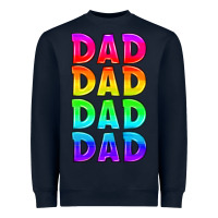 Navy lgbtq dad Heavyweight Sweatshirt - HRA Design Shop