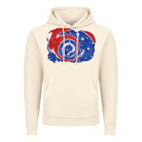 Vintage Artic Patriotic tie dye background 4th of july Vintage Hoodie - CowGirlArtShop