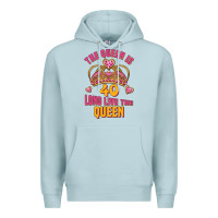 Blue Mist the queen is 40 long live the queen Premium Hoodie - Jasminsmagicworld