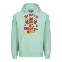 Seafoam the queen is 40 long live the queen Premium Hoodie - Jasminsmagicworld