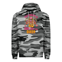Slate Camo the queen is 40 long live the queen Premium Hoodie - Jasminsmagicworld