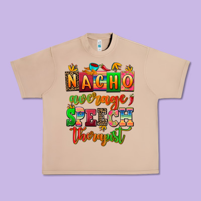 Nacho Average Speech Therapist Urban Heavy Tee Designed By Adodesignshop