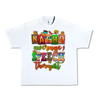 White nacho average speech therapist Urban Heavy Tee - AdoDesignShop