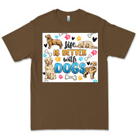 Cacao life is better with dogs Premium Tee - MaliasSmallBusiness