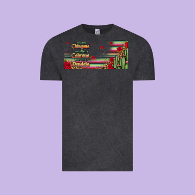 Always Chingona 16oz Libbey Cup Vintage Tee Designed By Hra Design Shop
