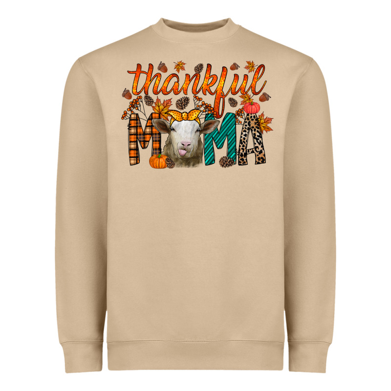 Thankful Mama Sheep Heavyweight Sweatshirt by RacoonDesign | Teevron