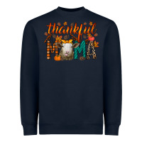 Navy thankful mama sheep Heavyweight Sweatshirt - RacoonDesign