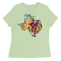 Matcha christmas texas map Ladies Tee - AdoDesignShop