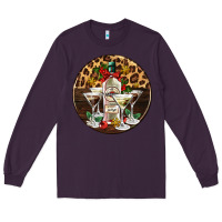 Plum christmas martini cocktail party Long Sleeve Tee - AdoDesignShop