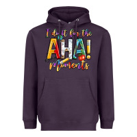 Plum i do it for the aha moments Heavyweight Hoodie - NancyCooperArtShop