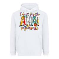 White i do it for the aha moments Heavyweight Hoodie - NancyCooperArtShop