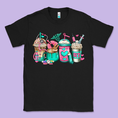 Rt Respiratory Therapist Coffee Cups Classic Tee Designed By Jasminsmagicworld