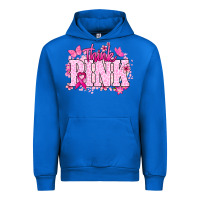 Cobalt Think pink Cancer Awareness Urban Hoodie - HowdyJamesFarm