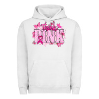 Pigment Lunar Rock Think pink Cancer Awareness Urban Hoodie - HowdyJamesFarm