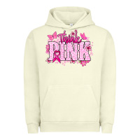 Pigment Pistachio Think pink Cancer Awareness Urban Hoodie - HowdyJamesFarm