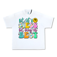 White bit of a mess but doing my best Urban Heavy Tee - JahusDesignShop